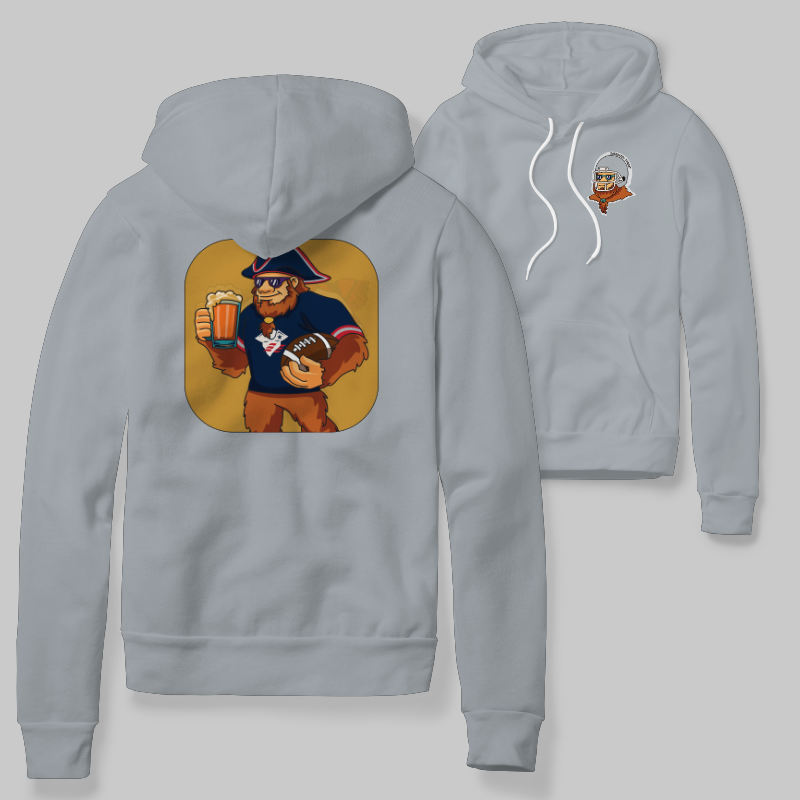 Patriots Red Hoodie with graphic