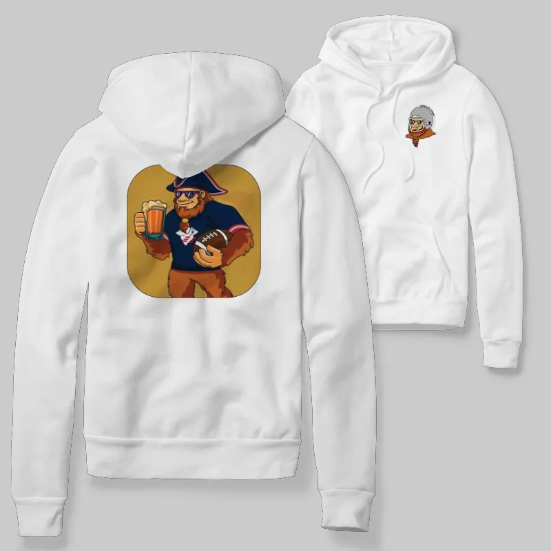 Patriots White Hoodie with graphic