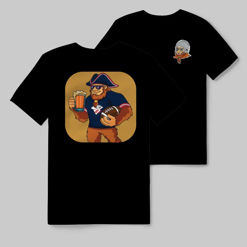 Patriots Black T-shirt with graphic