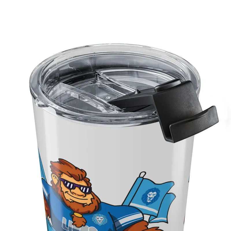 Lions Grey 20oz tumbler top