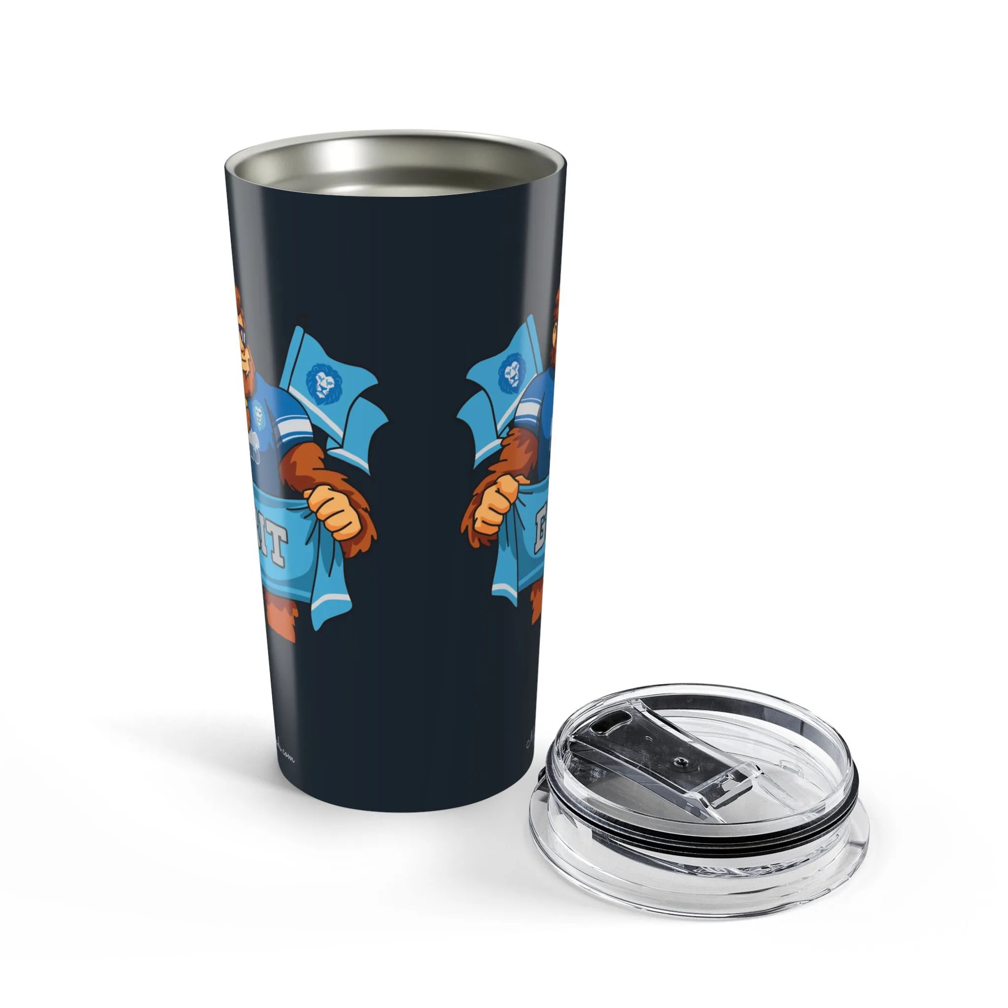 Lions Steel Navy 20oz tumbler lid