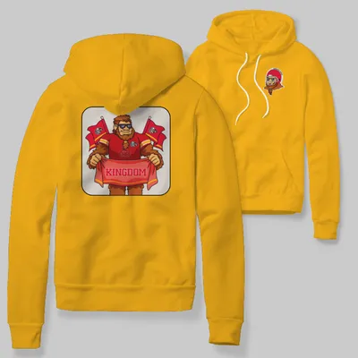 Chiefs Gold Hoodie with graphic