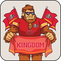 Bigfoot wearing Dallas Cowboys gear