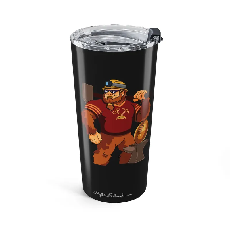 49ers Charcoal 20oz tumbler front
