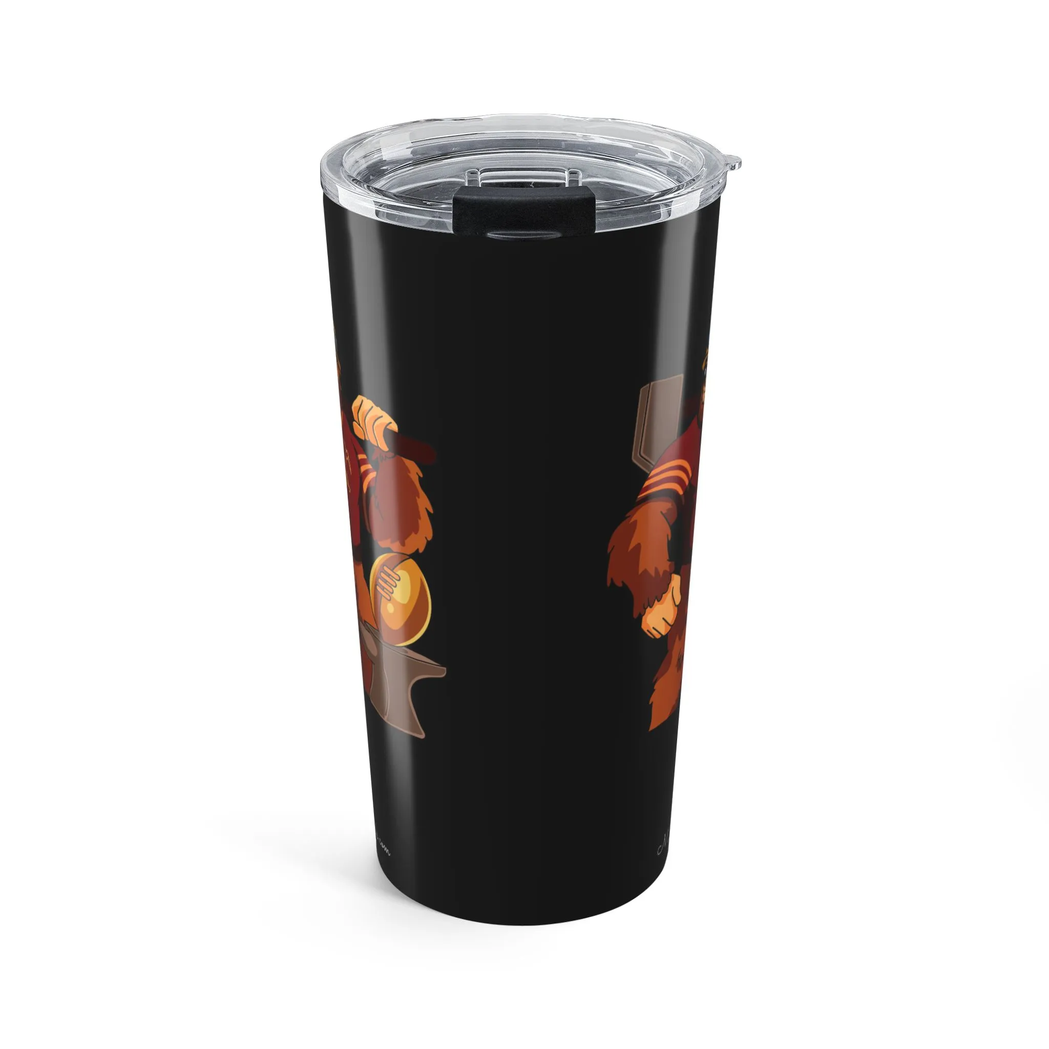 49ers Charcoal 20oz tumbler side