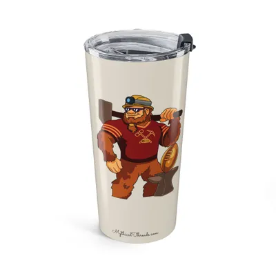 49ers Pale Sand 20oz tumbler front