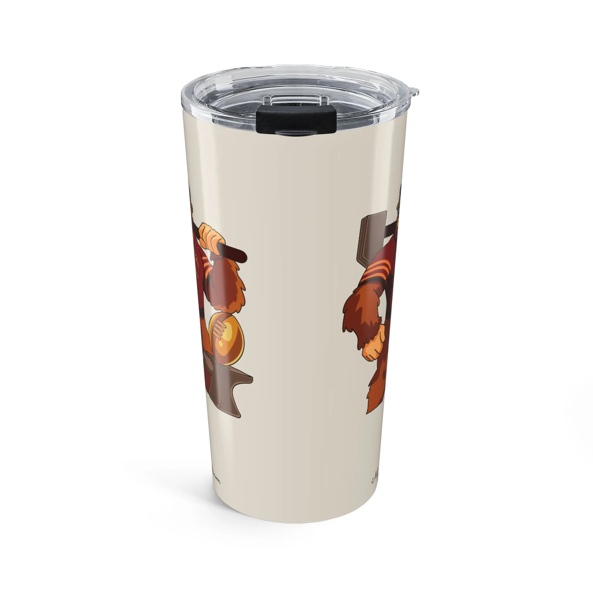 49ers Pale Sand 20oz tumbler side