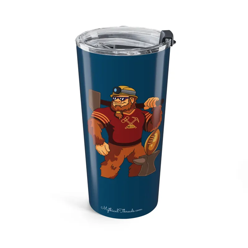 49ers Teal Blue 20oz tumbler front