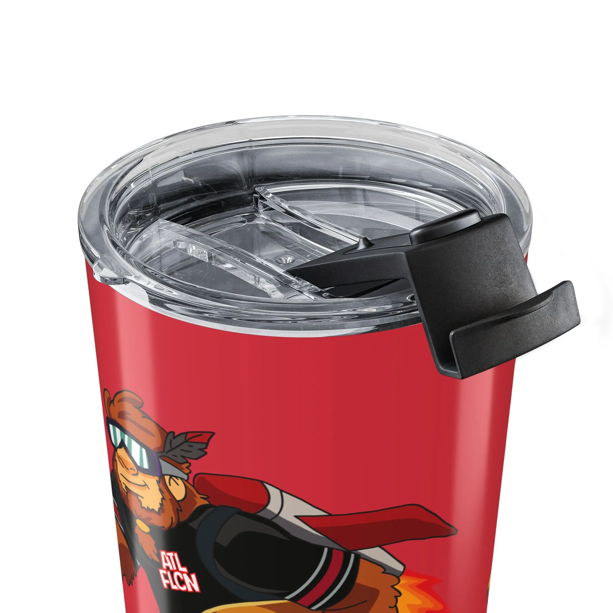 Atlanta Falcons crimson 20oz tumbler top