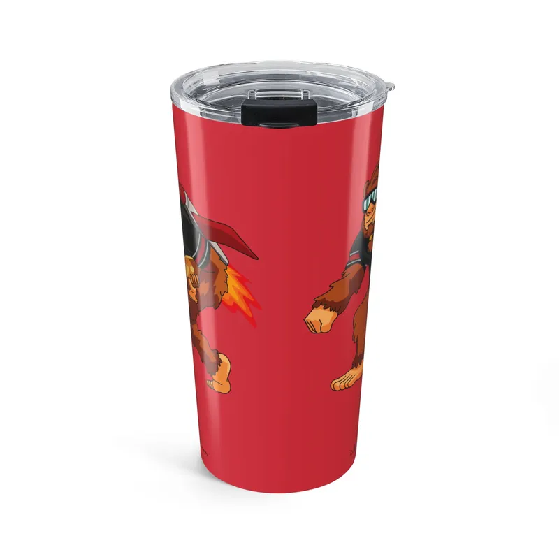Atlanta Falcons crimson 20oz tumbler side