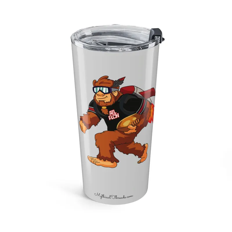 Atlanta Falcons grey 20oz tumbler front
