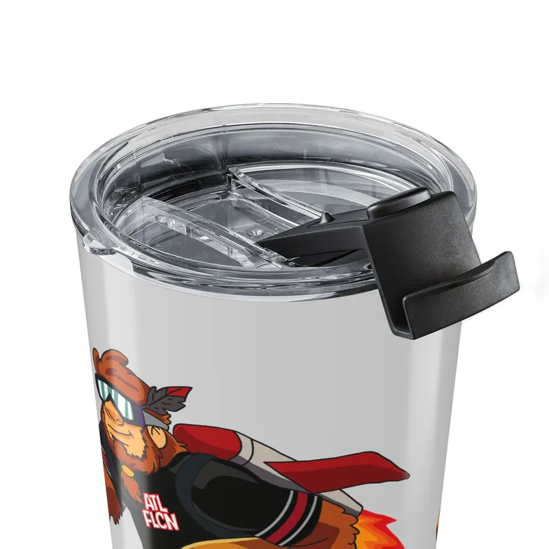 Atlanta Falcons grey 20oz tumbler top