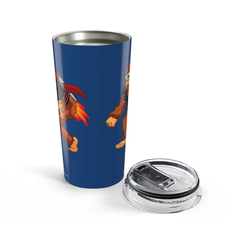 Atlanta Falcons royal blue 20oz tumbler top