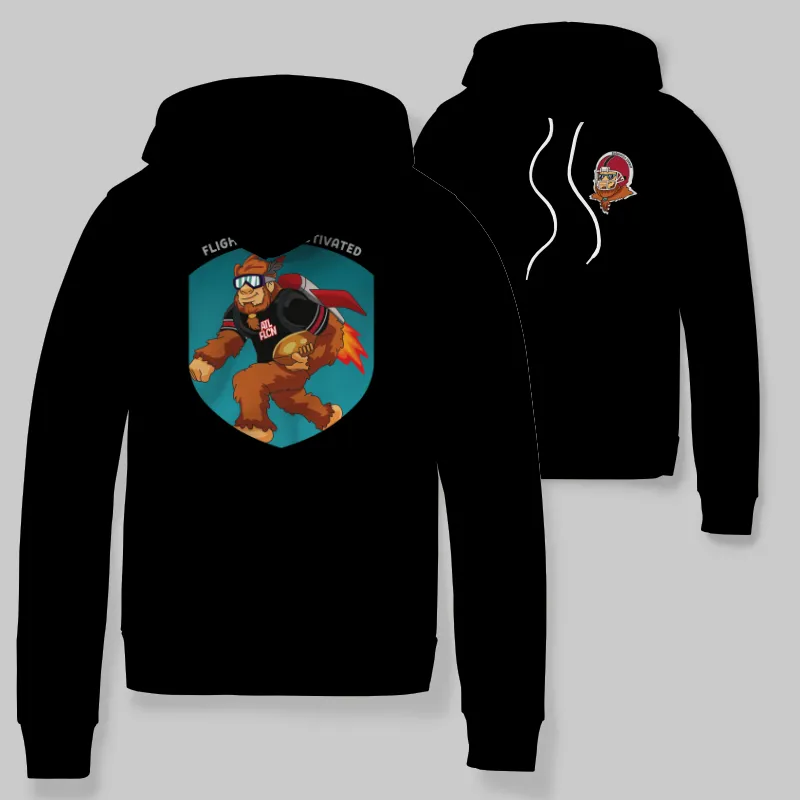 Falcons Black Hoodie with graphic