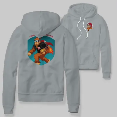 Falcons Silver Hoodie with graphic